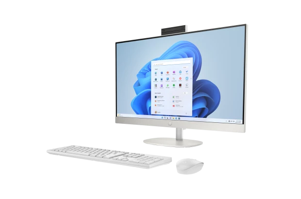 All in One do biura HP 27-cr0004ni / 9R438EA / Intel i7-13 / 16GB / SSD 1TB / Intel Xe / FullHD / Win 11 / Biały