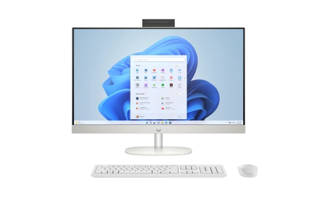 All in One do biura HP 27-cr0004ni / 9R438EA / Intel i7-13 / 16GB / SSD 1TB / Intel Xe / FullHD / Win 11 / Biały