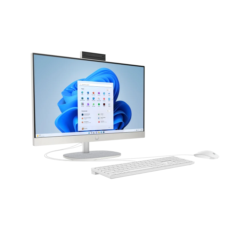 All in One do biura HP 24-cr0052nl / AV2J5EA / AMD Ryzen 5 / 16GB / SSD 1TB / AMD Radeon / FullHD / Win 11 / Biały