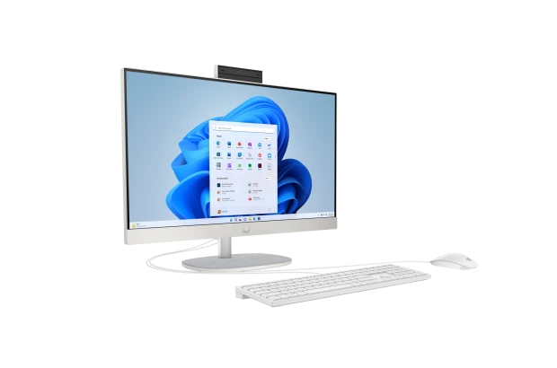 All in One do biura HP 24-cr0052nl / AV2J5EA / AMD Ryzen 5 / 16GB / SSD 1TB / AMD Radeon / FullHD / Win 11 / Biały