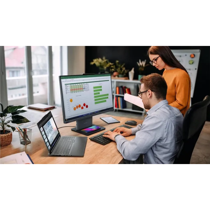 All in One Lenovo ThinkCentre neo 50a 24 Gen 5 / 12SDCTO1WW / Intel i7-13 / 16GB / SSD 1TB / Intel UHD / FullHD / Win 11 Pro