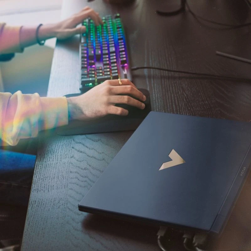 Laptop HP Victus 15-fa0033dx / 9T9R8UA / Intel i5 / 12GB / 1TB / RTX 3050 / FullHD / Win 11 / Niebieski