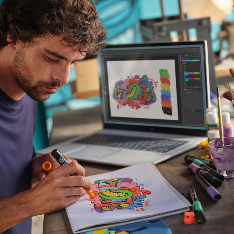 Laptop HP Envy 17-da0013ca / B84J8UA / Intel Ultra 7 / 32GB / SSD 1TB / Intel ARC / FHD / Dotyk / Win 11