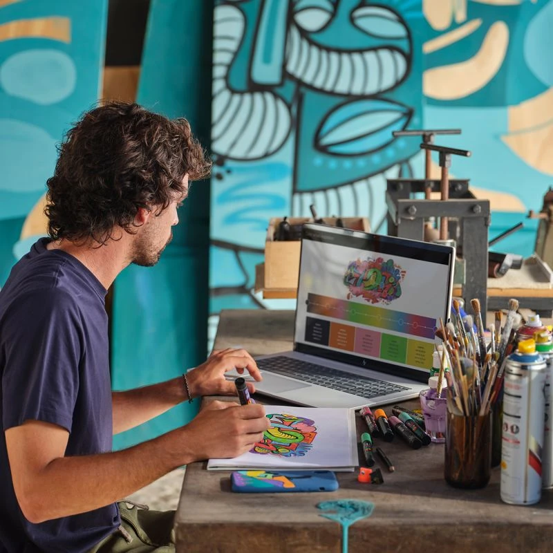 Laptop HP Envy 17-da0013ca / B84J8UA / Intel Ultra 7 / 32GB / SSD 1TB / Intel ARC / FHD / Dotyk / Win 11