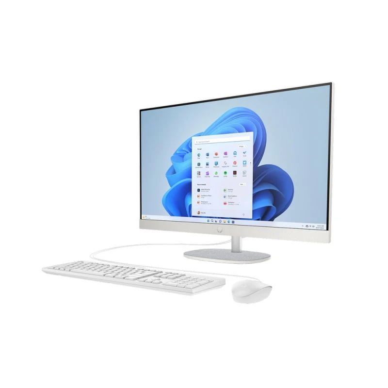 Komputer HP All-in-One 27-cr0010ne / B12CGEA / Intel i7 / 8GB / 512GB / Iris Xe / FHD / Dotyk / FreeDOS / Biały