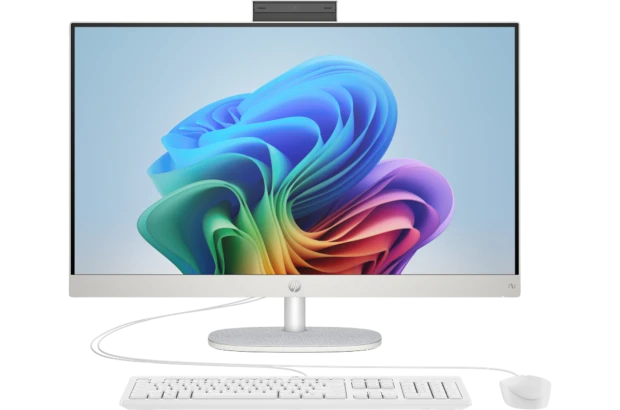 Komputer AiO HP Next Gen AI 24-ct2000ne / BZ6J1EA / Ryzen AI 5 / 16GB / 512GB / AMD Radeon / FHD / Win 11 / Biały