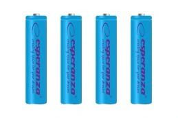 Akumulatorki Esperanza NI-MH AAA 1000MAH 4szt Niebieskie...