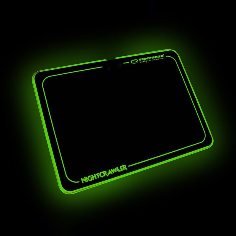 Podkładka pod mysz GAMINGOWA LED RGB Esperanza NIGHTCRAWLER (EGP104)