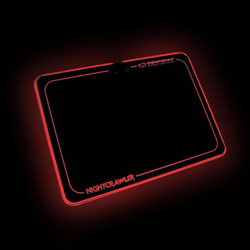 Podkładka pod mysz GAMINGOWA LED RGB Esperanza NIGHTCRAWLER (EGP104)