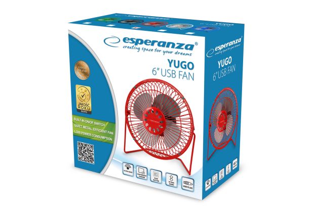 Wentylator USB Esperanza Stołowy Yugo (EA149R)