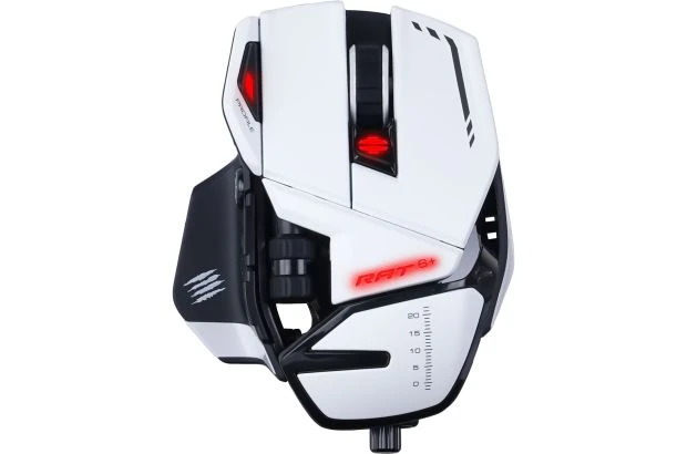 Mysz przewodowa Mad Catz R.A.T. 6+ sensor optyczny (R.A.T. 6+ Biała)