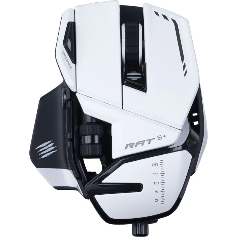 Mysz przewodowa Mad Catz R.A.T. 6+ sensor optyczny (R.A.T. 6+ Biała)