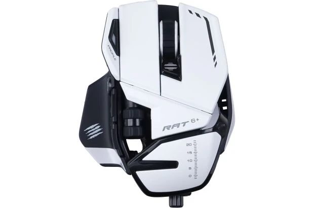 Mysz przewodowa Mad Catz R.A.T. 6+ sensor optyczny (R.A.T. 6+ Biała)