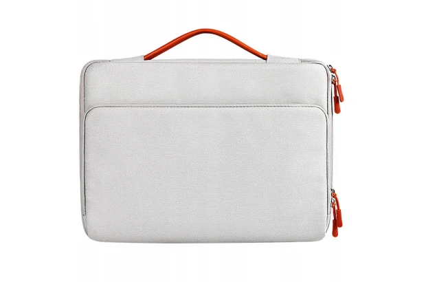 PIĘKNA TORBA ETUI POKROWIEC NA LAPTOP  LEMES 14-15.4 jasny szary