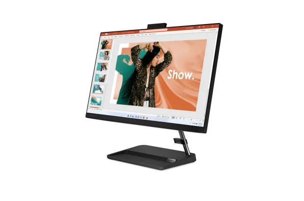 Komputer AiO Lenovo IdeaCentre 3 24IAP7 / F0GH01G0SP / Intel i5 / 16GB / 512GB / Intel UHD / FullHD / Win 11 / Czarny