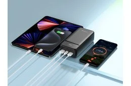 SWISSTEN Powerbank 30000 mAh 22,5W POWER LINE II Li-Pol 5/9/12V USB-C 2xUSB-A (220 139 48)