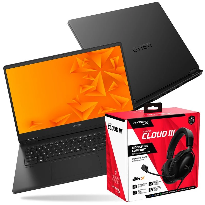 HP OMEN Transcend Laptop 14-fb0090nd / A12LTEA / Ultra 9 / 32GB / 1TB / RTX 4070 / 3k / OLED / Win 11 / + słuchawki