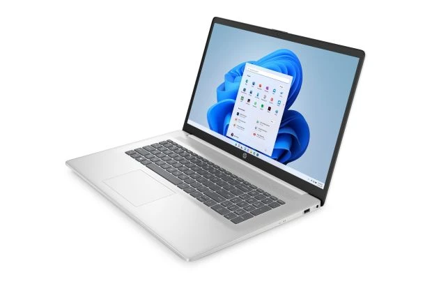 Laptop HP 17-cn0003dx / 7E497UA / Intel Core i3 / 16GB / 256GB / Intel UHD / HD+ / Win 11 / Srebrny