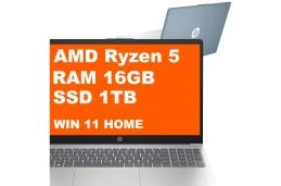 Laptop HP 15-fc0037ca / B8MU8UA / Ryzen 5 / 16GB / 1TB / AMD Radeon / FullHD / Win 11 / Niebieski