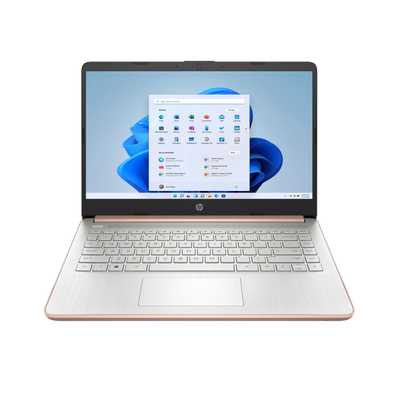 Laptop edukacyjny HP 14-dq3015dx / CD9Y9UA / Intel N4500 / 8GB / eMMC 64GB / Intel UHD / Win 11 / Różowy