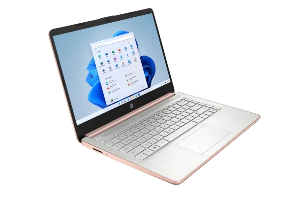 Laptop edukacyjny HP 14-dq3015dx / CD9Y9UA / Intel N4500 / 8GB / eMMC 64GB / Intel UHD / Win 11 / Różowy