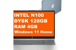 HP Laptop 15-fd0107ds / AA2K0UA / Intel N / 4GB / 128GB UFS / Intel UHD / HD / Win 11 / Niebieski