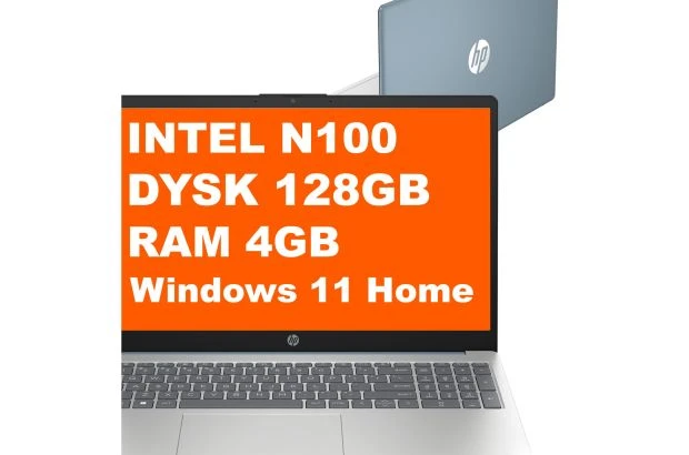 HP Laptop 15-fd0107ds / AA2K0UA / Intel N / 4GB / 128GB UFS / Intel UHD / HD / Win 11 / Niebieski