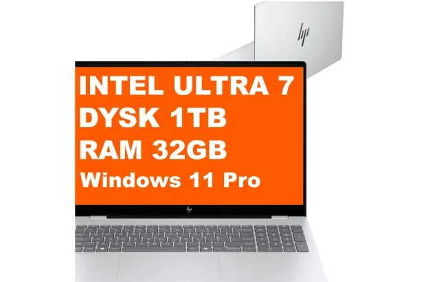 Laptop HP OmniBook 7 AI 16-ay0575cl / B94P1UA / Ultra 7 / 32GB / 1TB / RTX 4050 / 2k / Dotyk / Win 11 Pro / Srebrny
