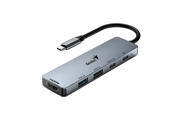Stacja dokująca Genius UH-500 USB-C, 2xUSB 3.0 1x HDMI 2xUSB-C,PD 100W