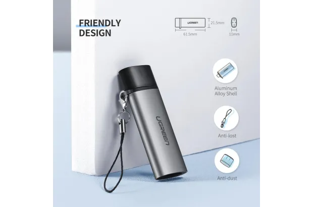 Czytnik kart TF/SD UGREEN USB-C Card Reader
