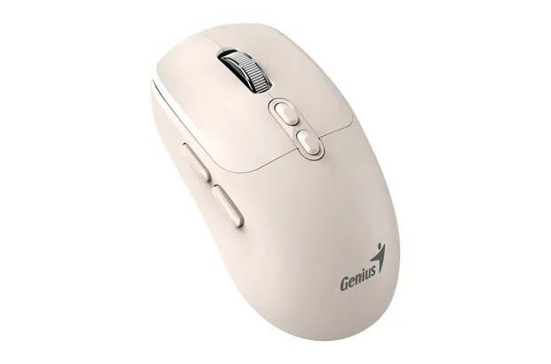Mysz bezprzewodowa Genius NX-8080S BT+2,4GHz beżowa 1600DPI cichy klik