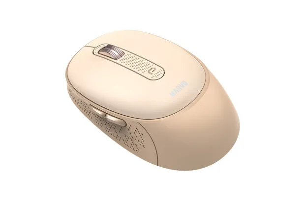 Mysz bezprzedowa Marvo WM111 różowa 1600DPI cichy klik Bluetooth/2,4GHz