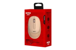 Mysz bezprzedowa Marvo WM111 różowa 1600DPI cichy klik Bluetooth/2,4GHz