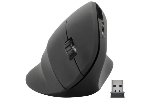 Mysz pionowa Speedlink PIAVO Ergonomic Vertical Mouse Wireless Czarna