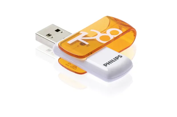 Pendrive Philips USB 2.0 128GB Vivid Edition Sunrise Orange