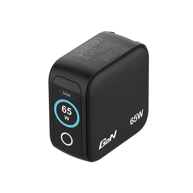 Ładowarka GaN Verbatim z wyświetlaczem 2xUSB-C 1xUSB-A 65W wtyczki EU UK US