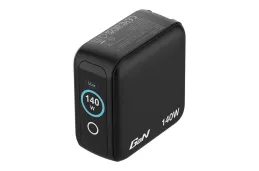Ładowarka GaN Verbatim z wyświetlaczem 3xUSB-C 1xUSB-A 140W wtyczki EU UK US