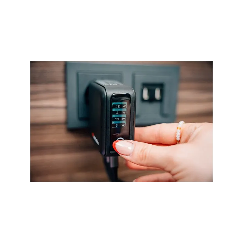 Ładowarka GaN Verbatim z wyświetlaczem 3xUSB-C 1xUSB-A 140W wtyczki EU UK US