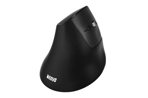 Mysz Pionowa Bezprzewodowa BT+2,4GHz Marvo HIPO 1600DPI sensor optyczny czarna