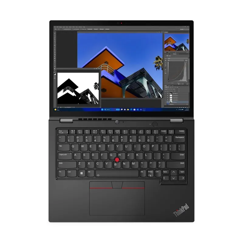 Laptop Lenovo ThinkPad L13 2w1 G5 / 21LNX50100 / Ultra 5 / 32GB / 512GB / Intel Graphics / WUXGA / Win 11 Pro / Czarny