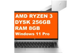 HP ProBook 455 G10 / 70Z72AV / Ryzen 3 / 8GB / 256GB / Radeon / FullHD / Dotyk / Win 11 Pro / Srebrny