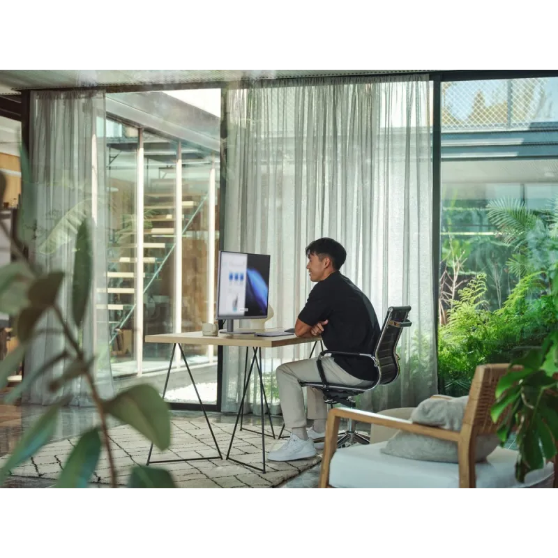 Komputer OmniStudio X AiO 32-c0002na / A9DM3EA / Ultra 7 / 32GB / 1TB / Intel ARC / 4k / Win 11 Pro / Srebrny