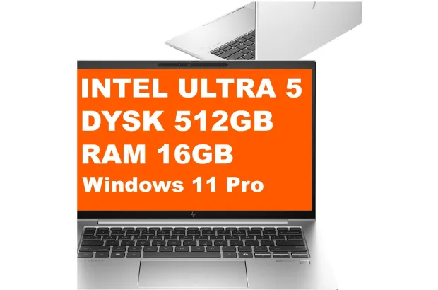 Laptop Biznesowy HP EliteBook 840 G11 / 9G0E7ET / Ultra 5 / 16GB / 512GB / Intel Graphics / WUXGA / Win 11 Pro / Srebrny