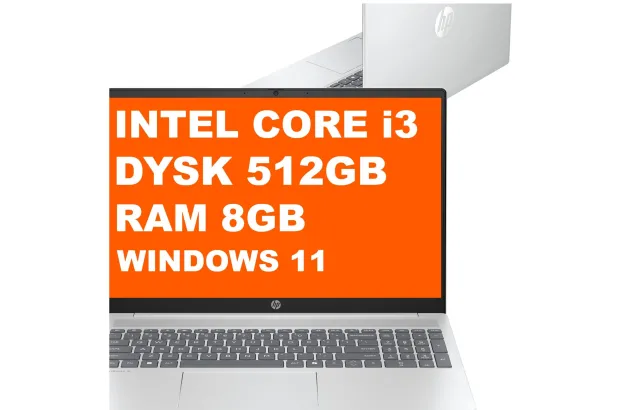 Laptop HP OmniBook 5 16-ba1005na / C1LL1EA / Intel i3 / 8GB / 512GB / Iris Xe / 2k / Win 11 / Srebrny