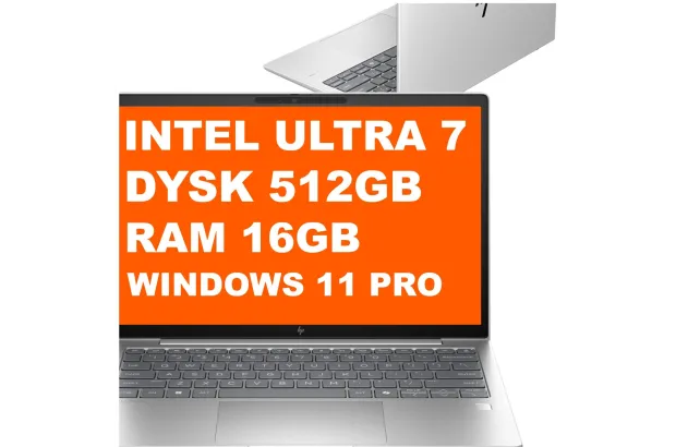 Laptop Biznesowy HP EliteBook 6 G1i 13" / C8KL8EA / Ultra 7 / 16GB / 512GB / Intel Graphics / WUXGA / Win 11 Pro / Srebrny