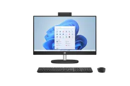 Komputer AiO HP 24-cr0010np / BX8M9EA / Intel Core i3-N300 / 8GB / 256GB / Intel UHD / FullHD / Win 11 / Czarny