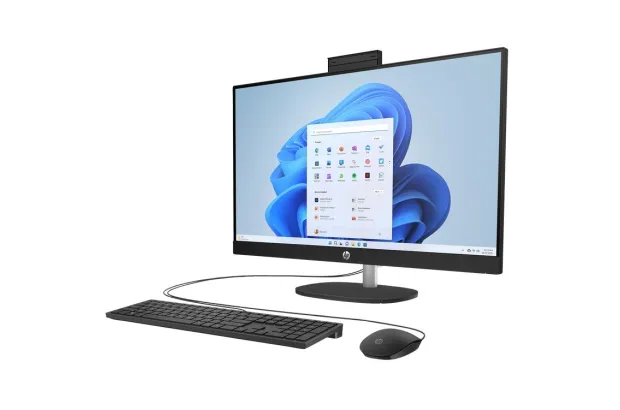 Komputer AIO HP 27-cr0071ny / BF6L8EA / AMD Ryzen 7 / 16GB / 512GB / Radeon / FullHD / Win 11 / Czarny