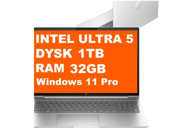 Laptop Biznesowy HP ProBook 460 G11 / A23J5EA / Ultra 5 / 32GB / 1TB / Intel Graphics / WUXGA / Win 11 Pro / Srebrny