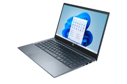 Laptop HP Pavilion 14-ec0001ur / 5D5B9EAR / AMD Ryzen 7 / 16GB / 1TB SSD / AMD Radeon / FullHD / Win 11 Pro / Niebieski