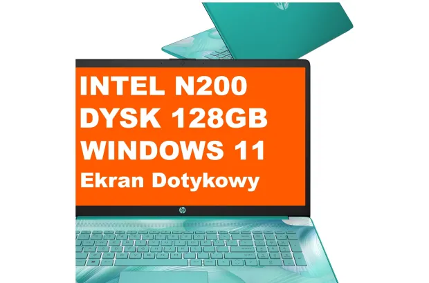 Laptop HP 17-cn3110ds / AD7K3UA / N200 / 8GB / 128GB UFS / Intel UHD / HD+ / Dotyk / Win 11 / Niebieski